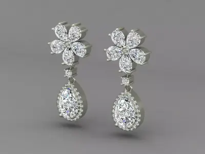Earring 011 3D print model