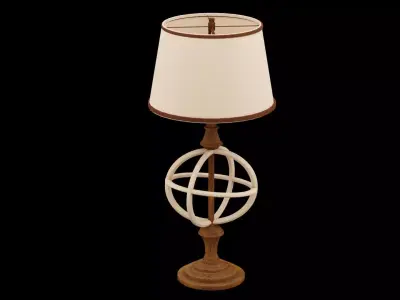 Bed Side Lamp  Low-poly 3D model