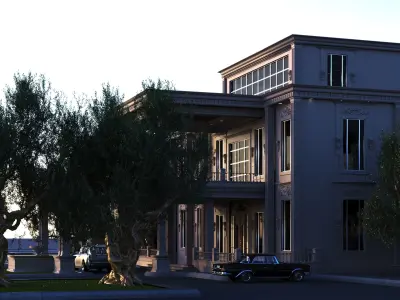 classic villa  3D model