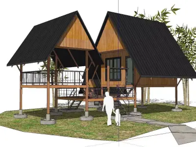 Creative Design-Holiday Cabin-0116 3D model