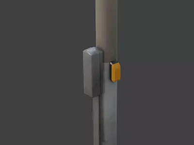 Traffic light EU Low-poly 3D model