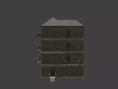 House Model 10 Low-poly 3D model