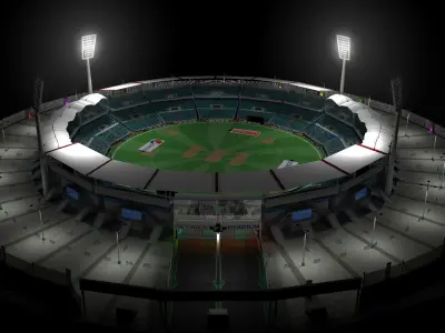 Cricket Stadium 3D model