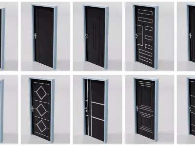 Doors Bundle CG5 3D model