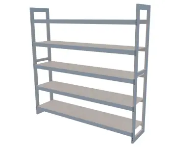 Light duty racking System 3D model