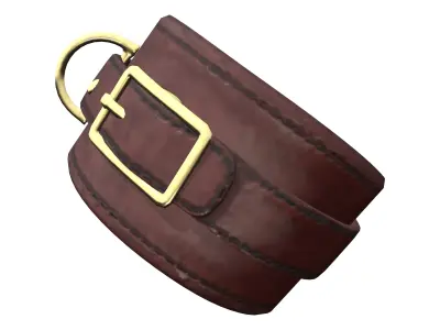 Wrist Collar Low-poly 3D model