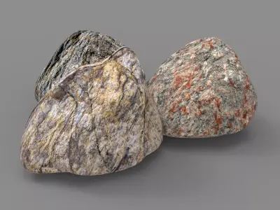 Stone Pack 3D model