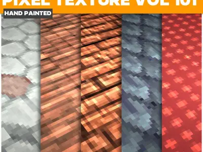 Pixel Vol 101  -  Game PBR Textures Texture
