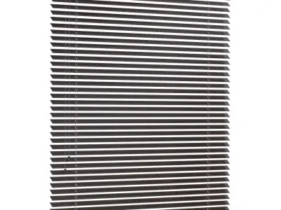 RH Modern Wood blinds 3D model