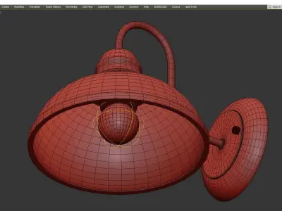 LGO LGO SCONCE Low-poly 3D model