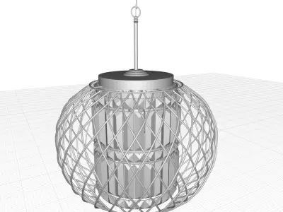 Aichele Light Unique Statement Globe Chandelier 3D model