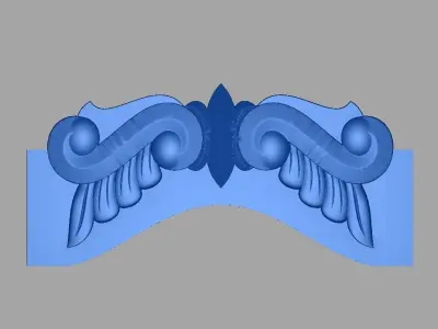 design27 ornate piece of furniture 3D model