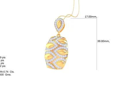 Pendant - 163 3D print model