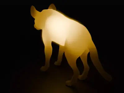 Indirect lighting by Hyena 3D model