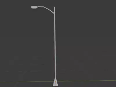 light pole Free low-poly 3D model