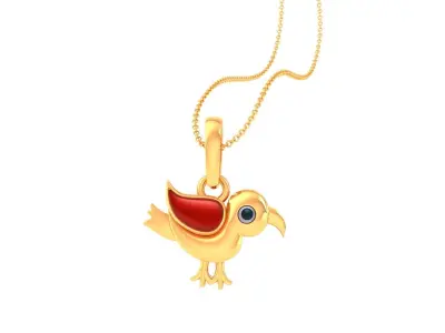 Kids Pendants 3dm STL OBJ FBX Renders Details 3D print model 8