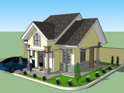 Family House 3D model