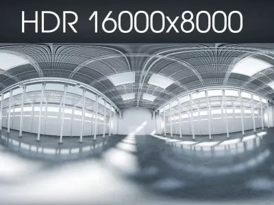 Warehouse interior HDR 3D model