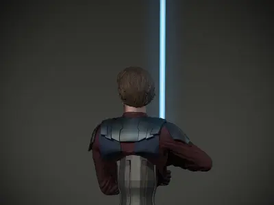 Anakin Skywalker Clone Wars Bust 3D print model