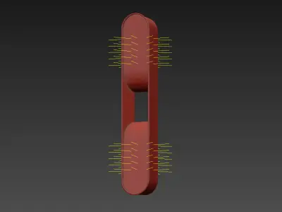 Loop Double LED Wall Sconce by Boyd Lighting 3D model