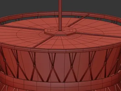 Joliet 6 pendant light 3D model