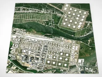 Rudniki district Gdansk Poland 3D model