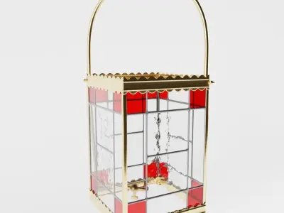 Victorian Hall Lantern 3D model