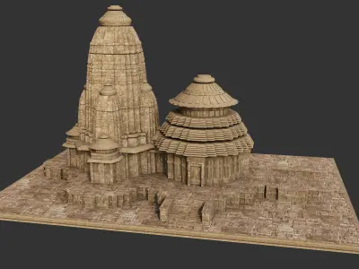 Konark Sun temple 3D model