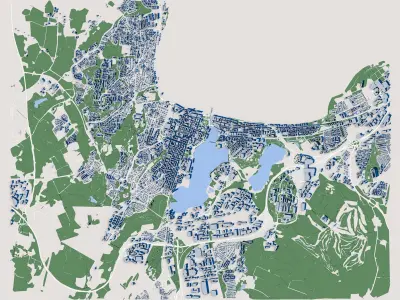 Jonkoping City in Sweden 3D model