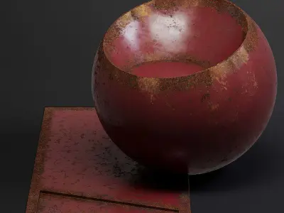 Metal vol04 Dirty 8K Seamless PBR Materials Texture