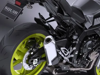 Yamaha MT-10 2016 Bike 3D model