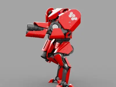 Battle Droid TERA Rigged character 3D model