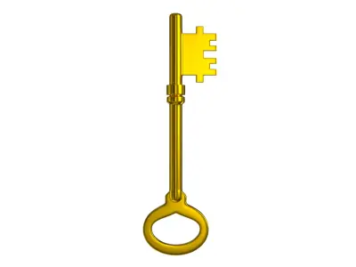 Old Key for Printing 3 3D print model
