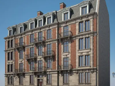 City Building 07 3D model