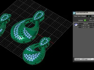 Half set 0054 3D print model