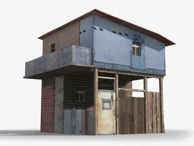 27 Slum Collection 3D Model Pack