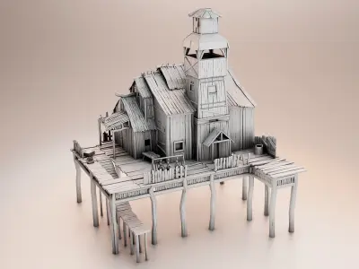 Fishing House 3D print model