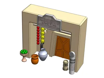 Custom Mosa Espa Market 3D print model