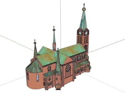 Architecture-Religion-God-Culture-Temple-060 church 3D model
