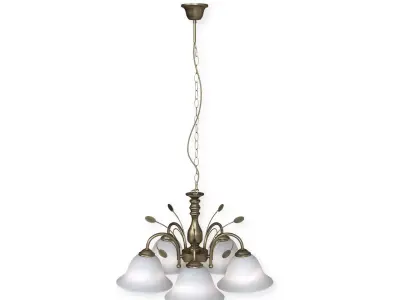 Hanging chandelier 69007 - 5H 3D model