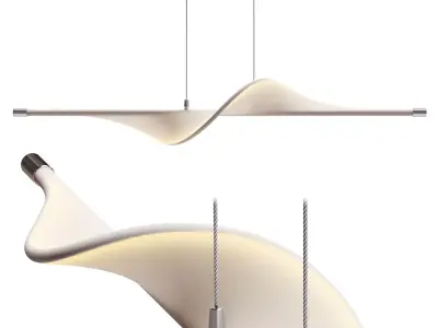 Lucande Edano Led Pendant Light 3D model