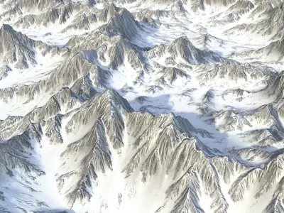 Landscape 84 Low-poly 3D model