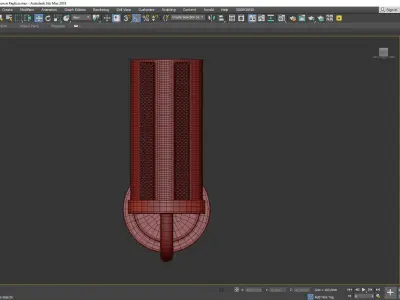 Vienna Sconce Low-poly 3D model