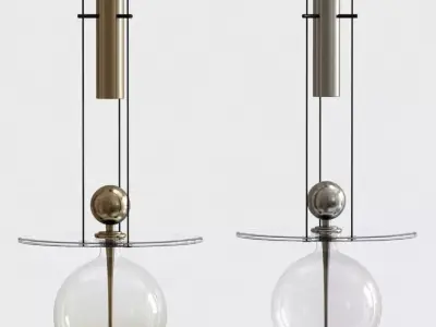 Perfume Sphere Ceiling Light 3D model