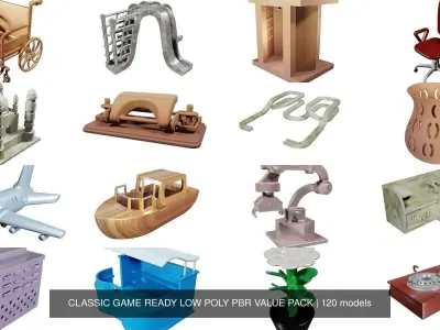 CLASSIC GAME READY LOW POLY PBR VALUE PACK