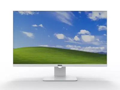 Dell monitor screen computer Low-poly 3D model