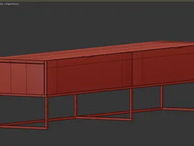 cabinet Kobe 3D model