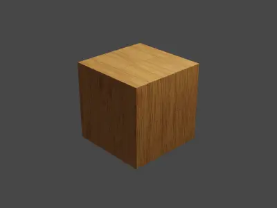 Cherry Wood Texture 3D model