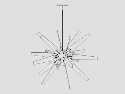 Sputnik Chandelier 3D model