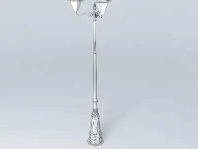 Square street light1 3D model